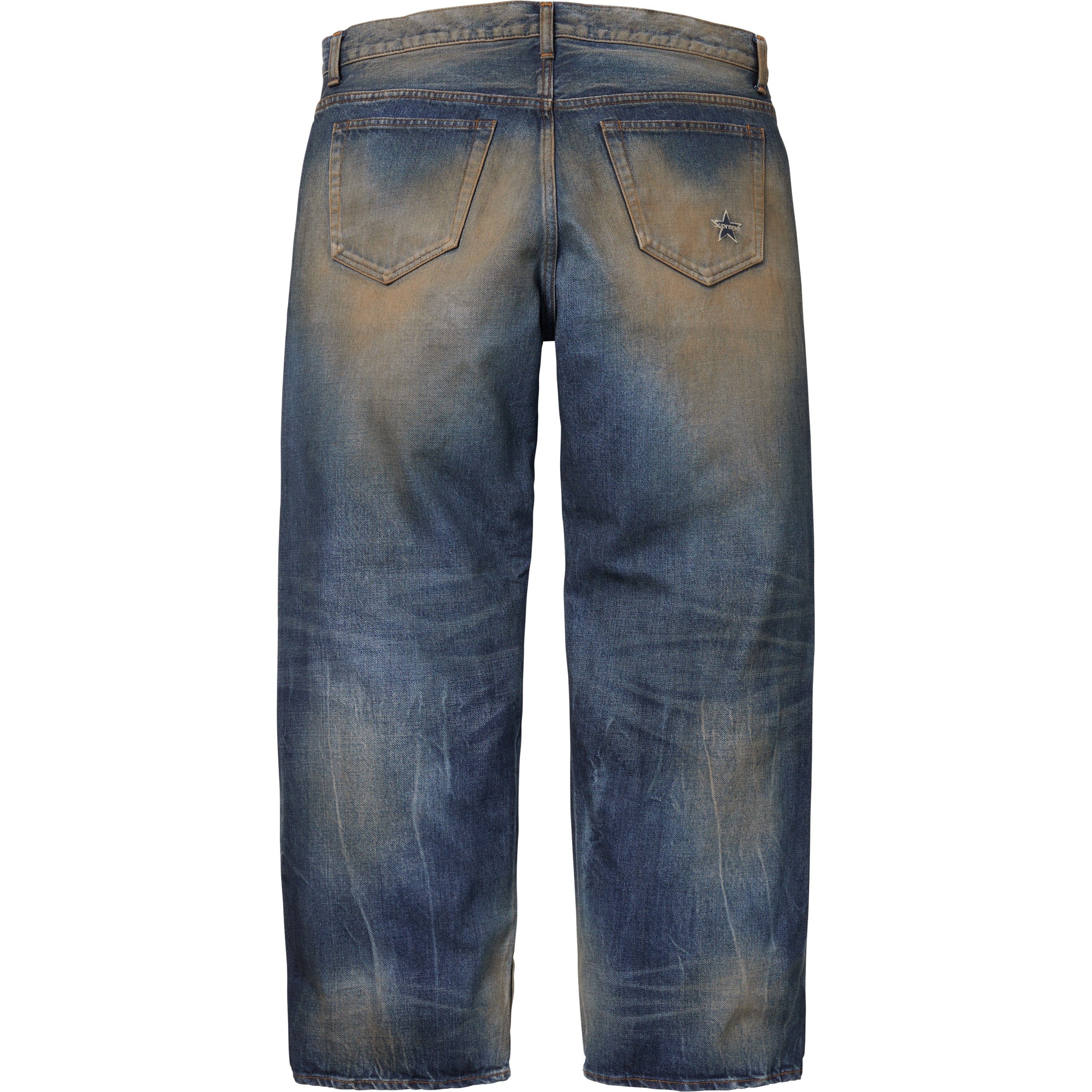 Distressed Loose Fit Selvedge Jean view 12